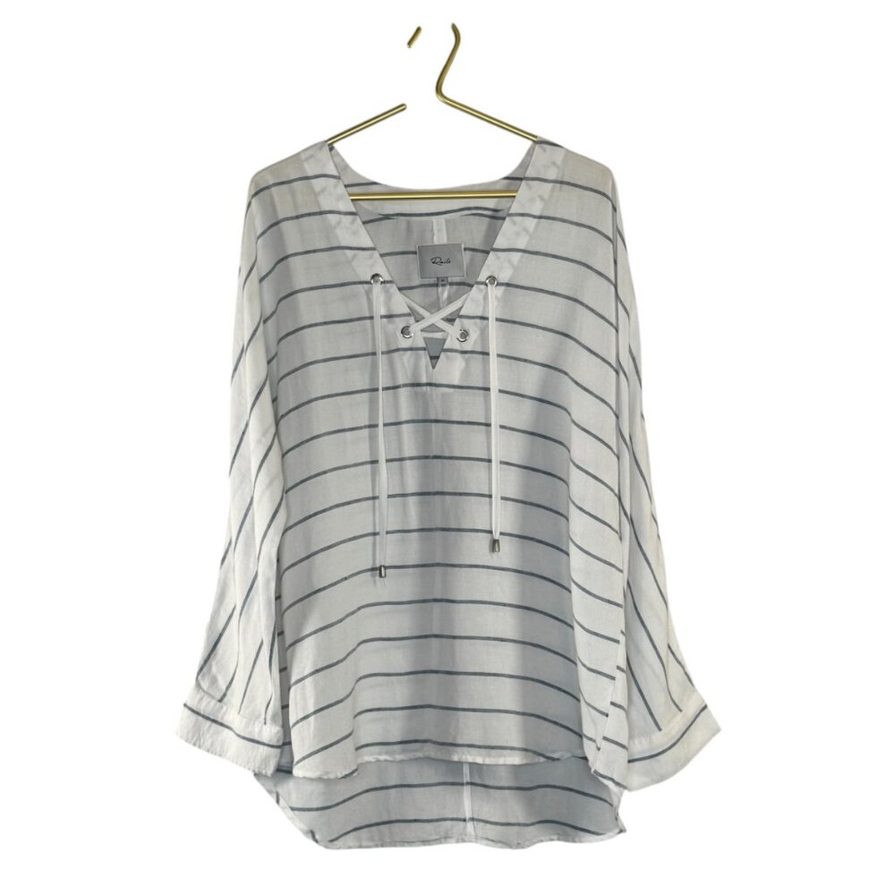 Like New Rails Lily Positano Stripe Blouse Women’… - image 2